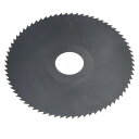 丸鋸ブレード 直径125mm 厚さ0.8mm 72歯 6542 高速度鋼 (HSS) 窒化フライス 27mmアーバー付き 金属木材切断用