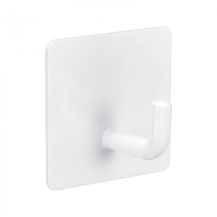 粘着式ウォールフック 304ステンレス鋼 粘着フックハンガー ハンガータオル キッチンツール用 ホワイト