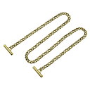 アイアンフラットチェーンストラップ 1100 mm ハンドバッグチェーンアクセサリー 財布チェーンストラップ トグルクラスプ付き ショルダーバッグクロスボディD...