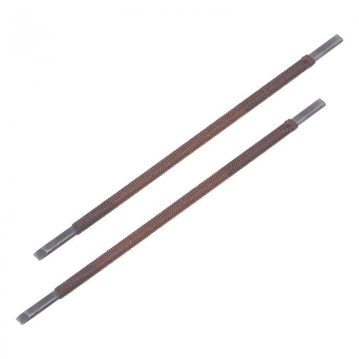 ウッドチゼル 3.5 mm マンガン鋼 フラットチップ 彫刻木工ハンドツール 140 mm長さ ポリエステルスレッ..