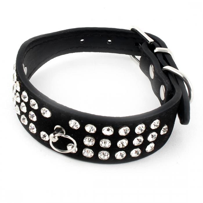 ドッグカラー ペットカラーネックレス ペット犬リーシュ ウォークドッグカラー ブラック XS