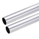 6063アルミニウム?丸管?27mm外径?25mm内径?300mm長さ?シームレスストレートチューブ?2個