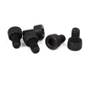 六角ソケットヘッドキャップネジ 六角穴付ボルト 合金鋼 12.9グレード M4 x 6mm DIN912 5個(4)