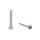 小ねじ ファスナー ボルト ファスナーボルト M2x14mm パン十字穴クロスヘッド 30枚入り(4)