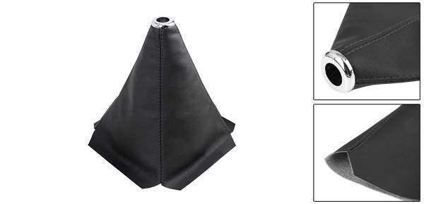 ソウテン シフトノブカバー ユニバーサル PVCフェイクレザー ギア シフターノブカバー ダストブーツカバー 車用