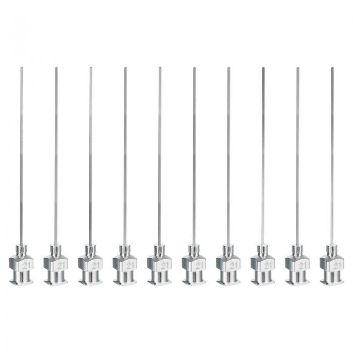 PATIKIL 21G 鈍い先端ディスペンシングニードル 10個2