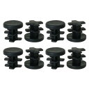 パイプキャップ プラスチック パイプキャップ テーブルレッグ用 内径10mm~12mm 外径13 mm 8個入り