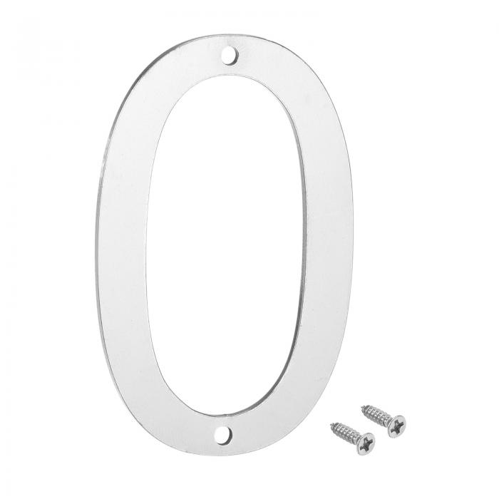 304ステンレス鋼の家番号研磨 ドアメールボックス用 ユニークなスタイルのデザイン 高さ100mm 番号0