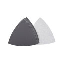 トライアングルディテールサンダーサンドペーパー?フックとループ 9cm?炭化ケイ素?サンディングパッド?600グリット 6個