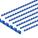 PATIKIL 8mm(5/16インチ)プラスチック製バインディングコム 200個21リングコンビンディングス パイン40枚容量レターサイズバインディング用紙シ...