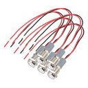 Hihaha 車載用インテリアインジケーターライト / 耐久性 10mm / 5個入り ホワイト