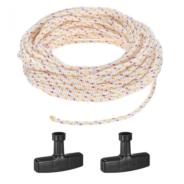 M METERXITY リコイルスターターローププルコード3.5mm 10mプルスターターロープハンドル付きナイロン..