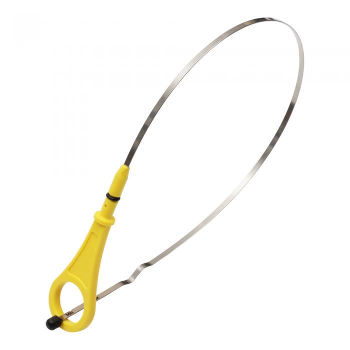 A ABSOPRO エンジンオイルディップスティック 番号：DJ5Z6750B オイルレベルディップスティック ダブルホールインジケーター Fordに対応 エスケープ 4気筒 1.6L エコブースト SCTi シグマ 13 14 プラスチック メタル イエロー