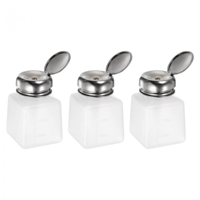 溶剤ディスペンサー プッシュダウン液体ディスペンサーポンプ 密閉ステンレス蓋付き ア セトンクレンザ..