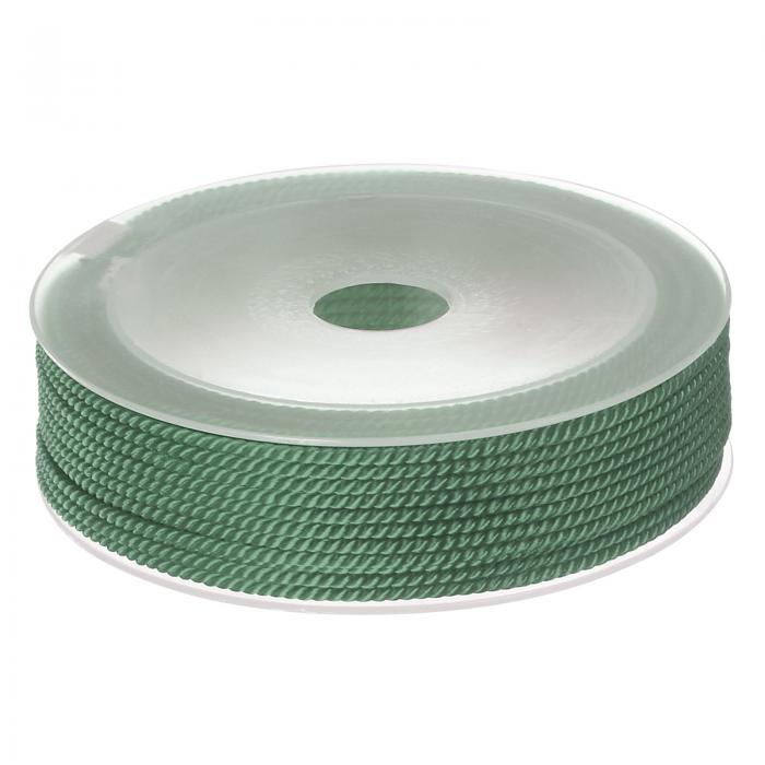 ナイロンクラフトスレッド ツイストナイロン麻ひもビーズコード 2mm直径 13 m長さ 超強力編組ナイロンストリング クラフトブレスレットジュエリー用 モーニングブルー