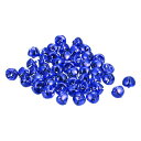 ジングルベル 10 mm スモールベルズ クラフトDIYクリスマス ホリデーデコレーション ミュージカルパーティー ホーム フェスティバル ウェディング用 ダークブルー 24個