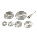 ソーブレード 22mm 25mm 32mm 35mm 44mm径 HSS スリット ブレード 6個