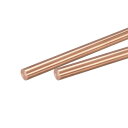 ソリッド銅丸棒旋盤バーストック DIYクラフト CNCカッティング用 直径6 mm 長さ150 mm 2個入り(4)