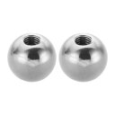 PATIKIL M8x22mmボールナットノブ 2個セット 女性用スレッド 304ステンレススチール製ラウンドブ ラインドホールスクリューキャップカバー 照明機...