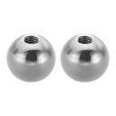 PATIKIL M5x16mmボールナットノブ 2個セット 女性用スレッド 304ステンレススチール製ラウンドブ ラインドホールスクリューキャップカバー ライテ...