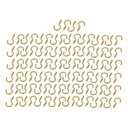 ネジフック クラスプ アイロンブラス製プレート 直径1.9mm 長さ16mm 100個入