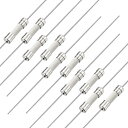 スローブローヒューズ 時間遅延 リード線 セラミックヒューズ 5mm x 20mm 250V T15A 10個入り