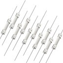速断ヒューズ リード線 セラミックヒューズ 6mm x 32mm 250V F25A 10個入り