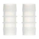 2個のプラスチックホースバーブフィッティング 1