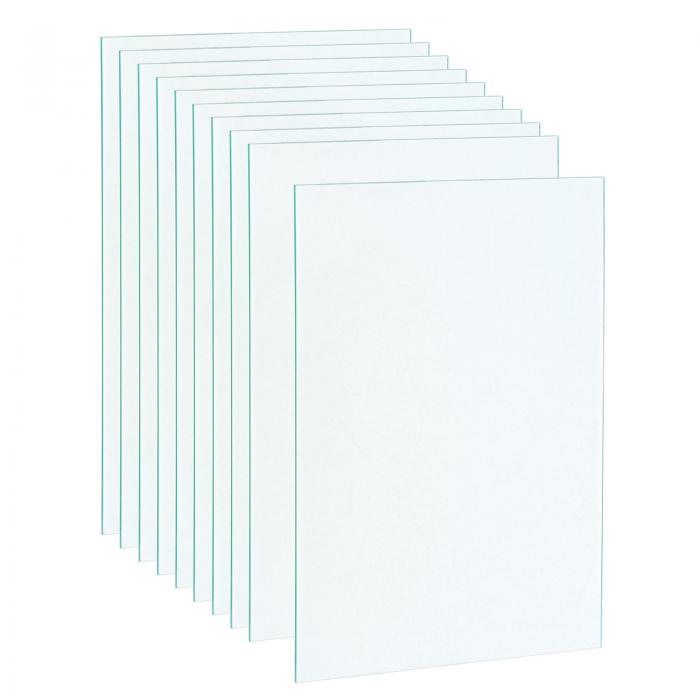 溶接ヘルメット外側カバーレンズ 暗化溶接フィルター用 保護レンズ用 置換 108x85x0.8mm クリア 10個