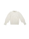 Allegra K レディース ハイネック 長袖 リブ編み ストレッチ 冬 プルオーバー ニット セーター トップス ホワイト L