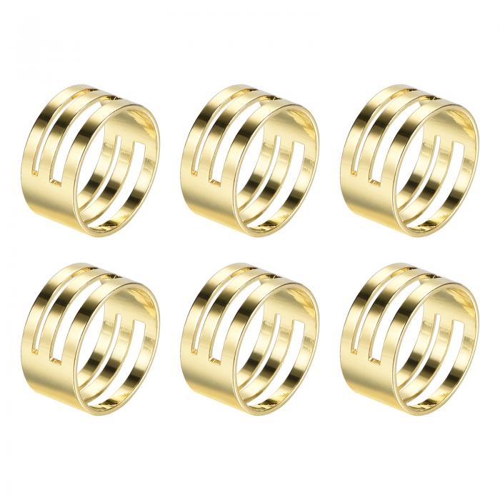 ジャンプリングオープニングツール 真ちゅう製 サークル開閉ツール DIYメイキング用品修理用 ゴールド 6個