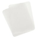 衣類修理用アイロンパッチ アイロンで貼る修繕用布地パッチ 4.9"x3.7" 衣服 パンツ バッグの穴修理と装飾用 10枚入り(ホワイト)