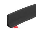 39 "折りたたみ式シャワーバリア ストッパー 水しぶきガード ブロッカー 39"Lx0.6"Wx1.2"H バスルーム キッチン 湿気と乾燥の分離用 黒