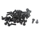 ボタン頭ねじ 六角穴付きネジ M3x8mm 12.9合金鋼 ファスナー 50個入り