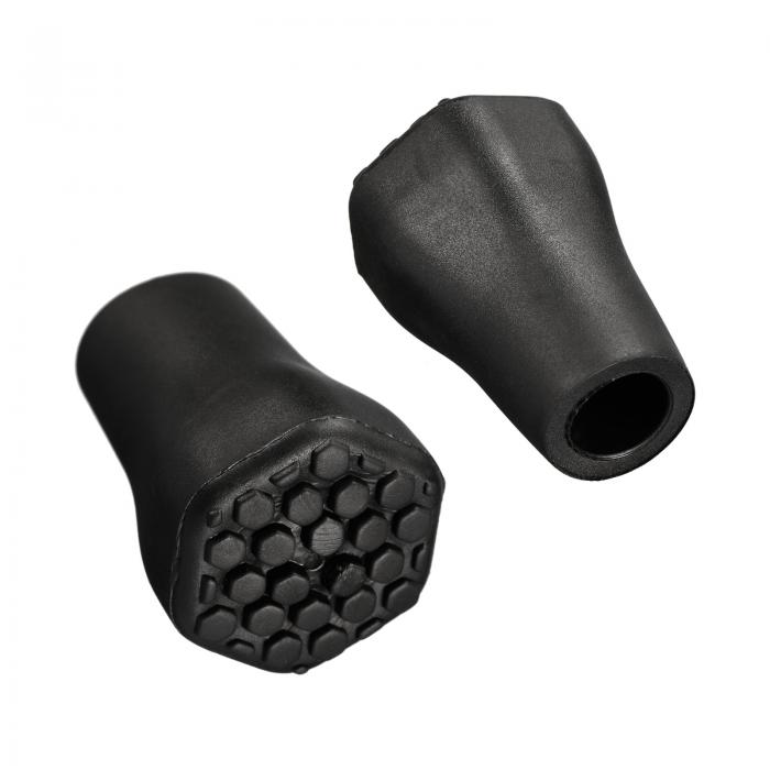 PATIKIL トレッキングポールの先端 2個 登山スキー杖 先端プロテクター 交換用アクセサリー グリップの追加 ハイキングポール用