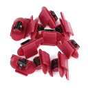 プラスチック リベット バンパー フェンダー ファスナー クリップ リテーナ GMに対応 11547026用 10個入り
