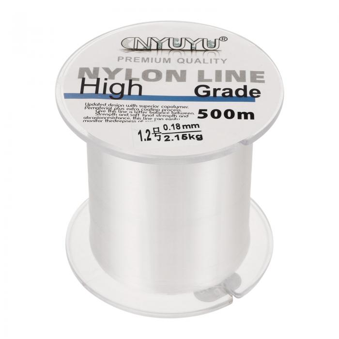 PATIKIL 1640FT/547ヤード5lbナイロン釣りライン ナイロンフルオロカーボンコート製 クリア 1.2# コードチャーム装飾壁バルーンランタン 耐...