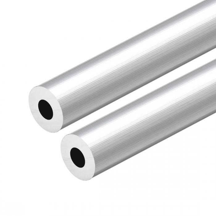 6063アルミニウム丸管 300mm長さ 外径16mm 5-15mm内径 シームレスアルミニウムストレートチューブ 7mm ..