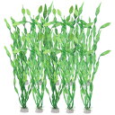 VOCOSTE 水族館プラスチック植物 水槽プラント人工水生植物 ランドスペースプラント装飾用 緑 12