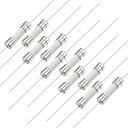 スローブローヒューズ時間遅延リード線 5mm x 20mm 250V T10A セラミックヒューズ 10個