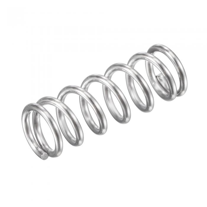 圧縮バネ 25mm 押しバネ 外径9mm 線径1.2mm 圧縮長さ16.25mm 圧縮ばね 圧縮スプリング コイルばね ステ..