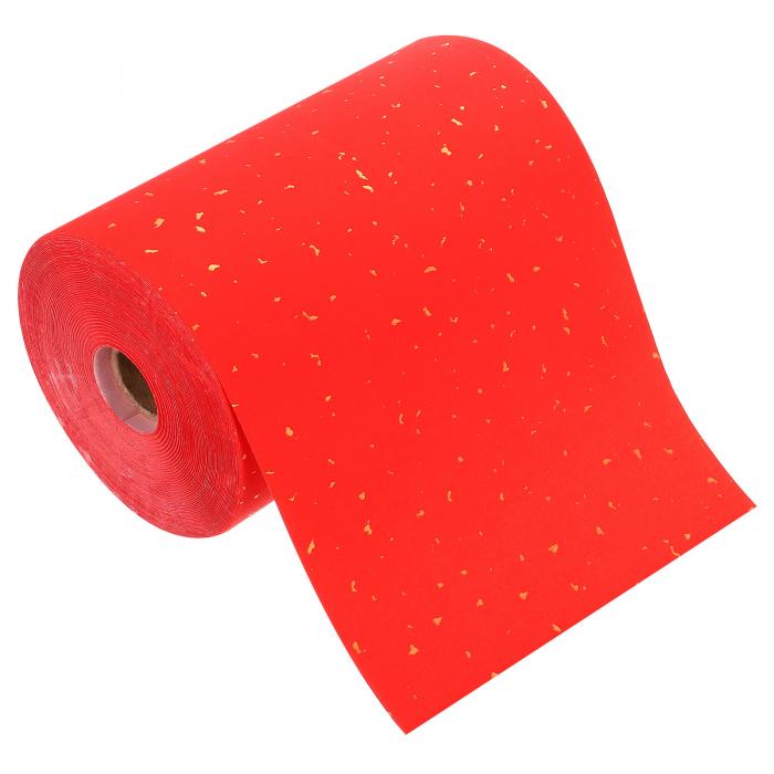 PATIKIL 赤い宣紙ロール 328フィート×6.69" 中国 スプリングカプレット 金 点春聯対聯 書道練習用 半生..