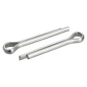 割りピン 6mm x 40mm 316ステンレス鋼 クリップ ファスナー 継手 自動車 機械用 シルバートーン 4個(4)