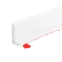 59 "折りたたみ式シャワーバリア ストッパー 水しぶきガード ブロッカー 59"Lx0.6"Wx1.2"H バスルーム キッチン 湿気と乾燥の分離用 ホワイト
