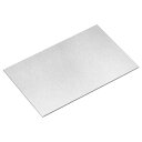 6061 アルミニウムシート 305mm x 200mm 長方形アルミニウムプレート 厚さ 1.5mm の平らな金属ストック 保護フィルム付き