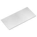 6061 アルミニウムシート 405mm x 200mm 長方形アルミニウムプレート 厚さ 1.5mm の平らな金属ストック 保護フィルム付き