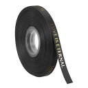 個性 的なグログランリボン 幅10mm 長さ45m バレンタイン プリントリボン 結婚式 お気に入り 粗布サテンリボン ブラック プレゼント 包装 花束 愛は永遠