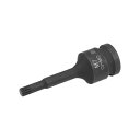 ビットソケット インパクトソケット クロムモリブデンスチール製 13 mmドライブ サイズM7 長さ78mm