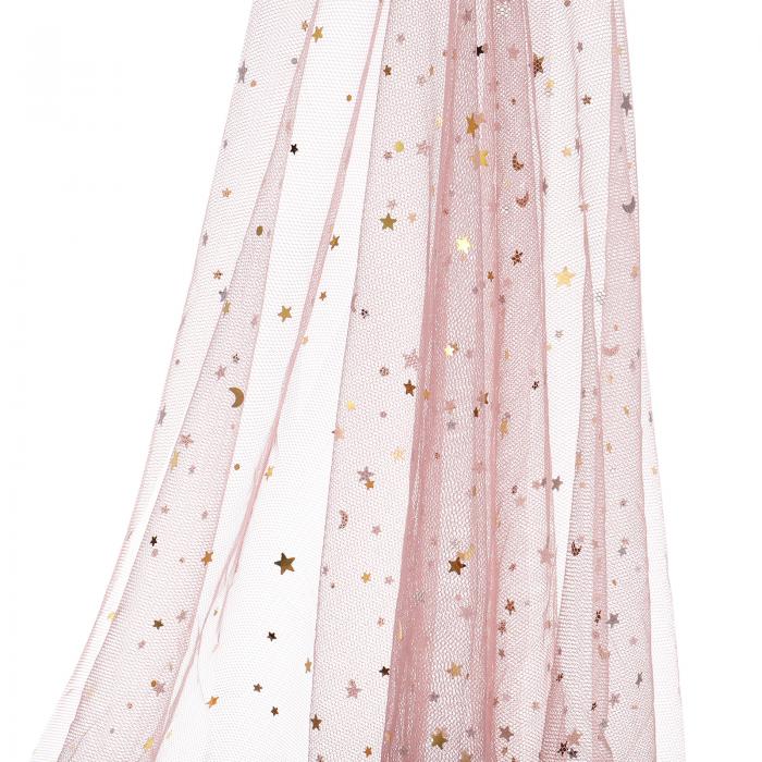 PATIKIL 5ヤード チュール生地 63" グリッターチュール生地ロール レースシーケンリボンネッティングス..