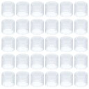 PATIKIL 18/410 リプレースメントフリップキャップ 30個入り 内径0.7" プラスチック再利用可能なボトルキャップ ペイントディスペンシング シャンプーボトル 飲料ボトル用 クリア